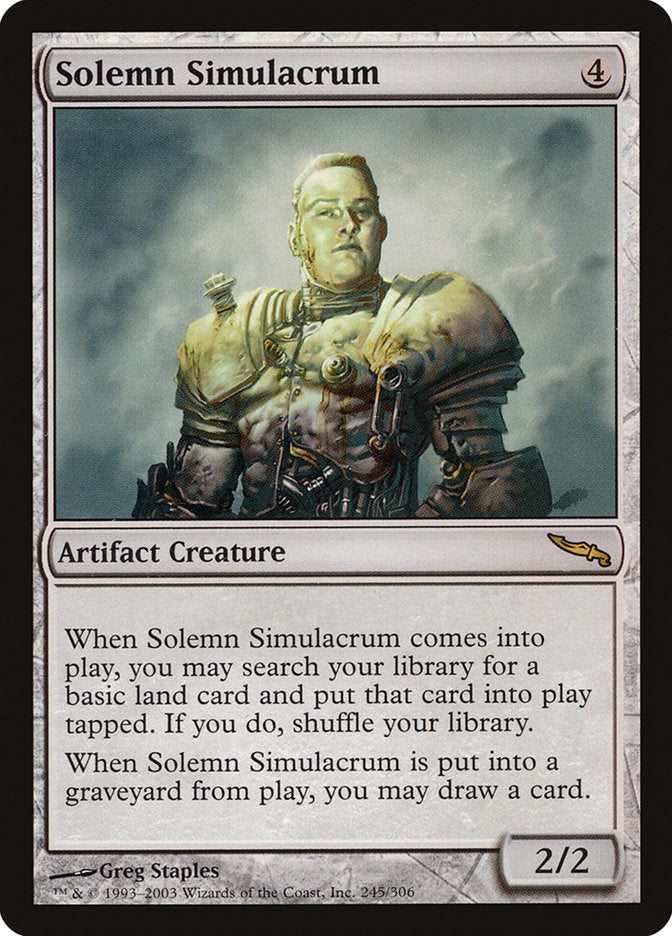 Solemn Simulacrum [Mirrodin] | Rock City Comics