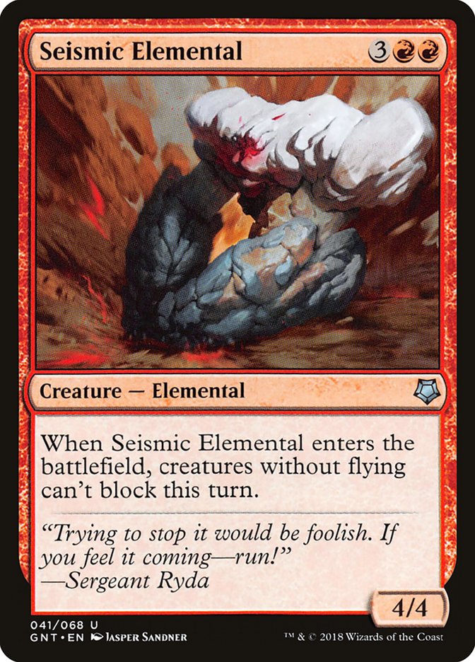 Seismic Elemental [Game Night] | Rock City Comics