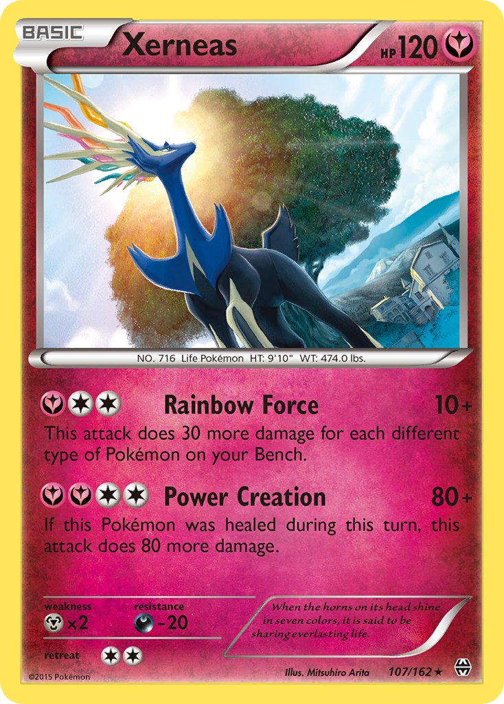 Xerneas (107/162) (Cosmos Holo) (Blister Exclusive) [XY: BREAKthrough] | Rock City Comics