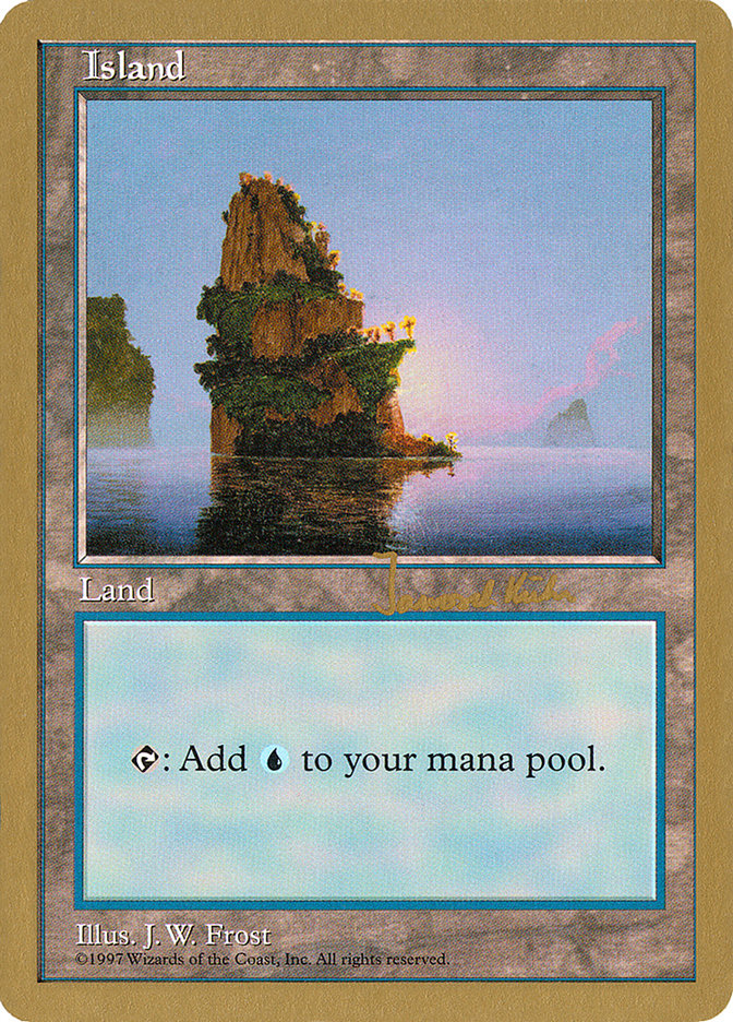 Island (jk435) (Janosch Kuhn) [World Championship Decks 1997] | Rock City Comics