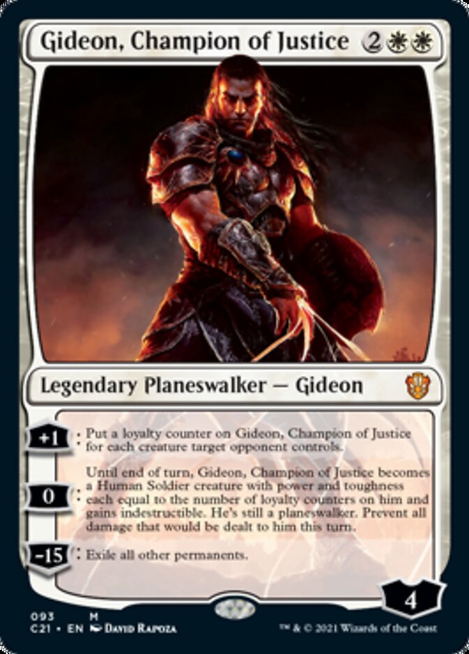 Gideon, Champion of Justice [Commander 2021] | Rock City Comics