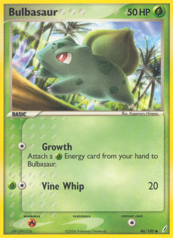 Bulbasaur (46/100) [EX: Crystal Guardians] | Rock City Comics