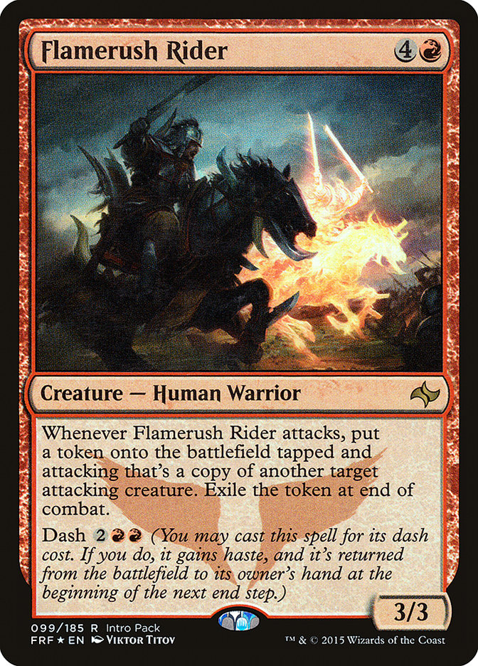 Flamerush Rider (Intro Pack) [Fate Reforged Promos] | Rock City Comics