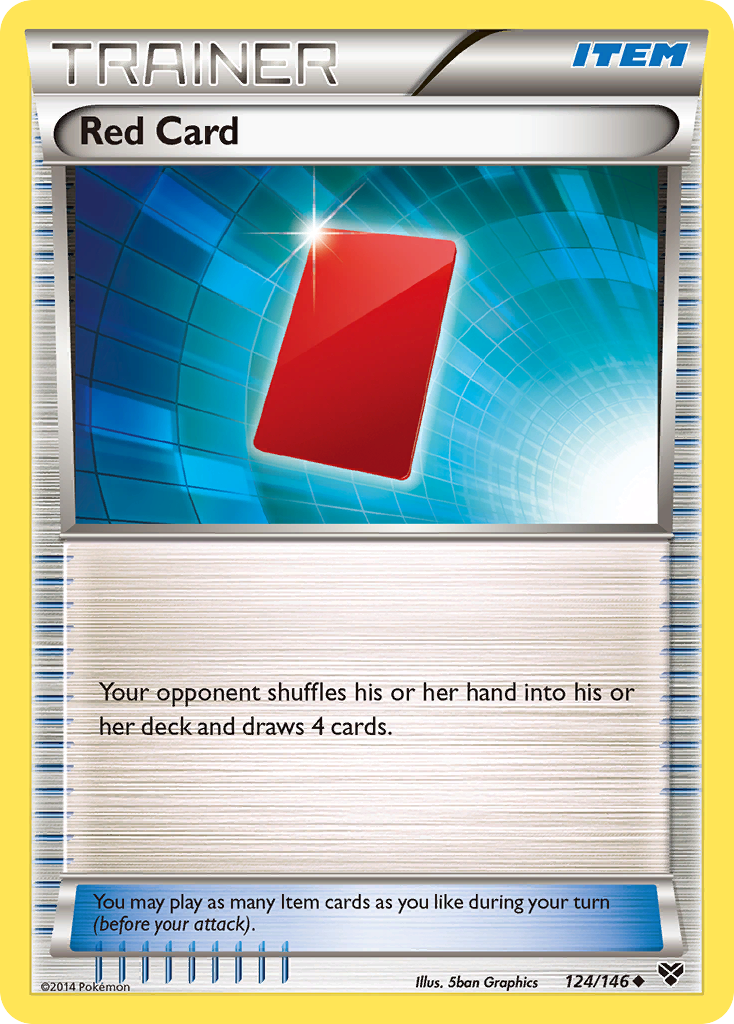 Red Card (124/146) [XY: Base Set] | Rock City Comics