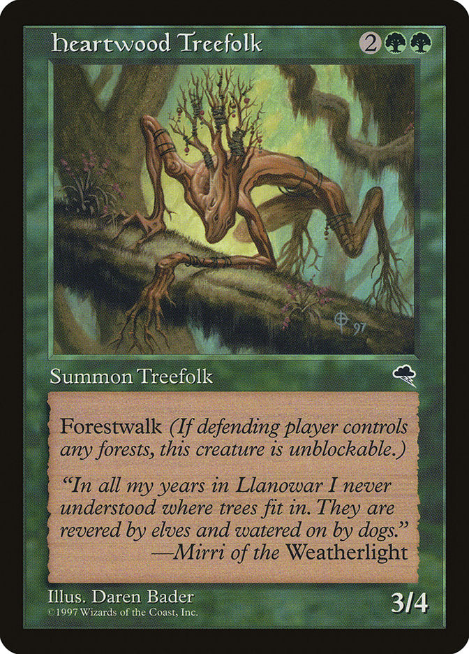 Heartwood Treefolk [Tempest] | Rock City Comics