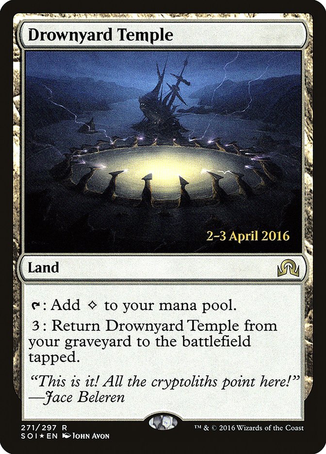 Drownyard Temple [Shadows over Innistrad Prerelease Promos] | Rock City Comics