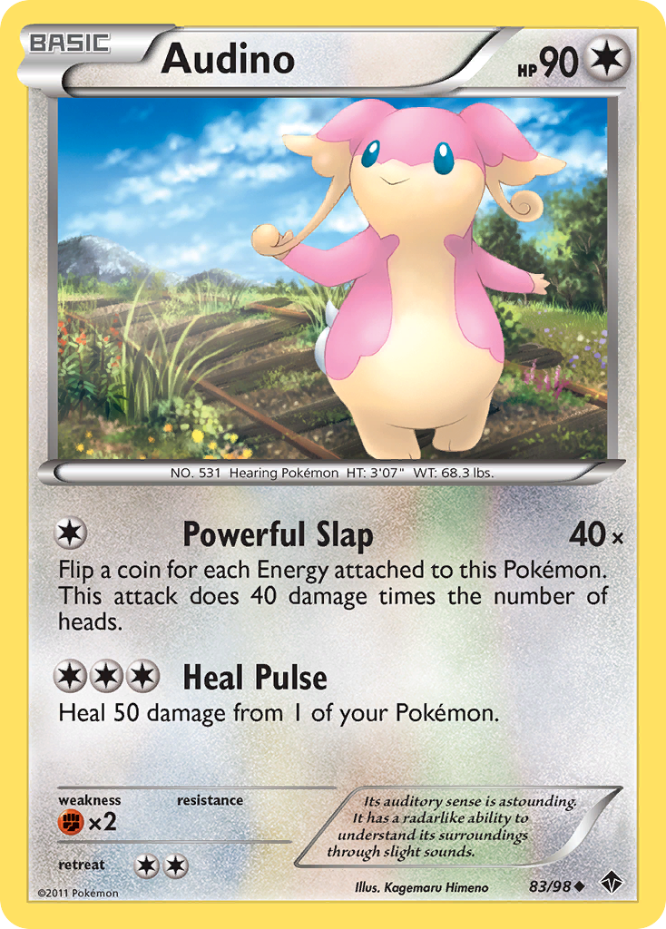 Audino (83/98) [Black & White: Emerging Powers] | Rock City Comics