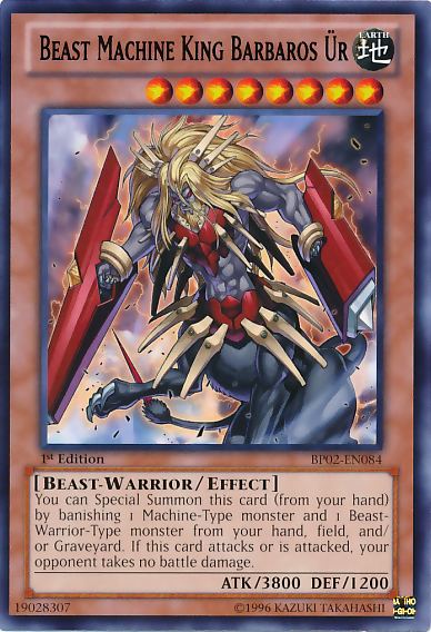 Beast Machine King Barbaros Ur [BP02-EN084] Mosaic Rare | Rock City Comics