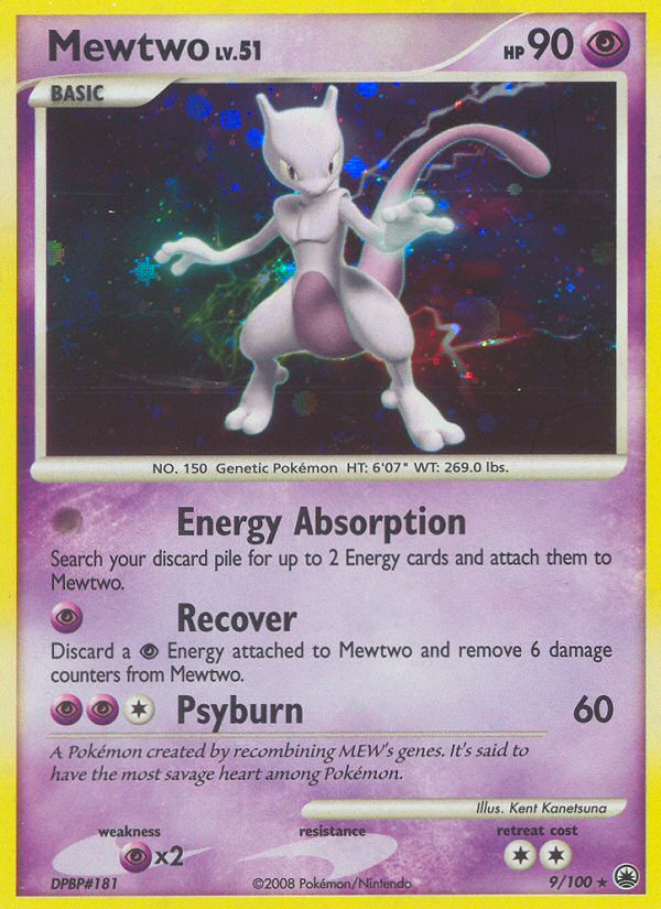 Mewtwo (9/100) [Diamond & Pearl: Majestic Dawn] | Rock City Comics