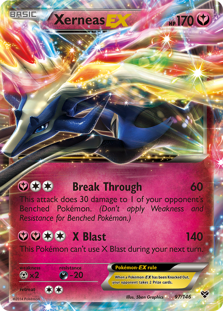 Xerneas EX (97/146) [XY: Base Set] | Rock City Comics