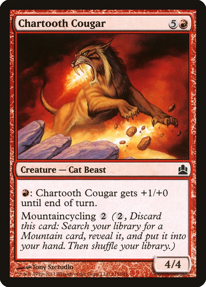 Chartooth Cougar [Commander 2011] | Rock City Comics