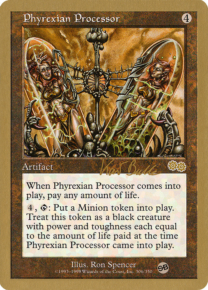 Phyrexian Processor (Kai Budde) (SB) [World Championship Decks 1999] | Rock City Comics