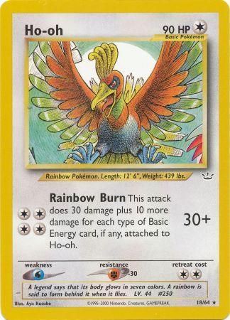 Ho-oh (18/64) [Neo Revelation Unlimited] | Rock City Comics