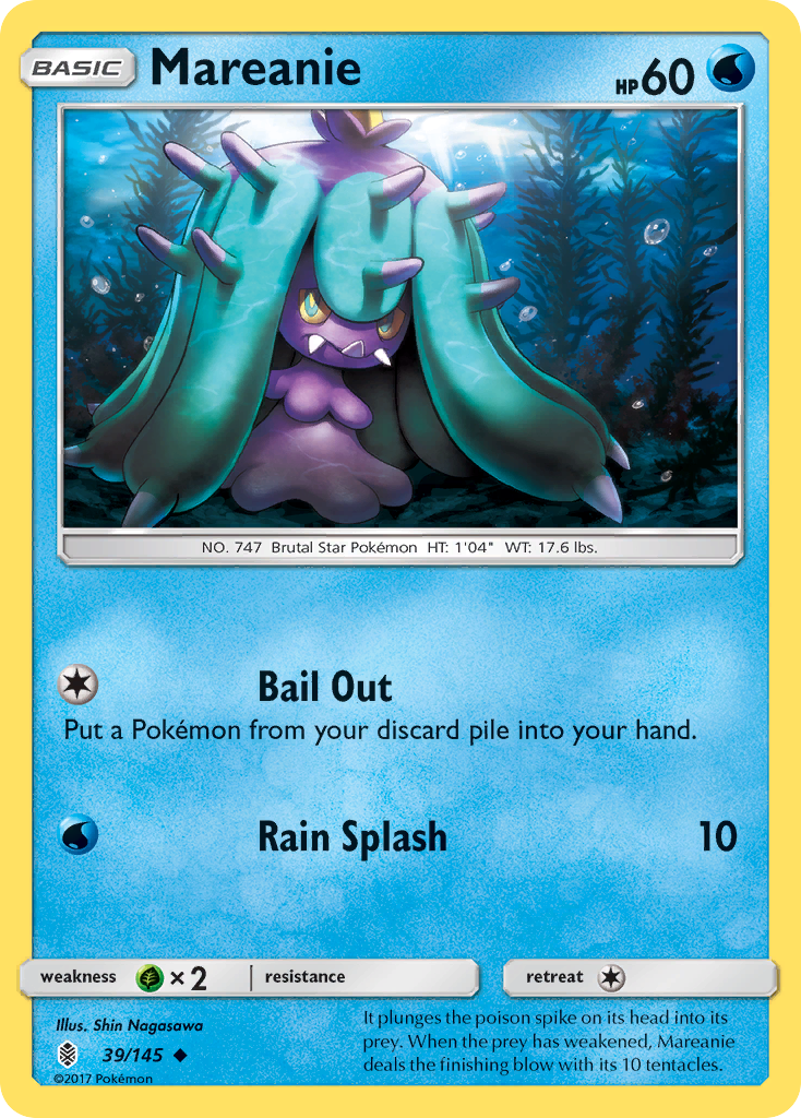 Mareanie (39/145) [Sun & Moon: Guardians Rising] | Rock City Comics