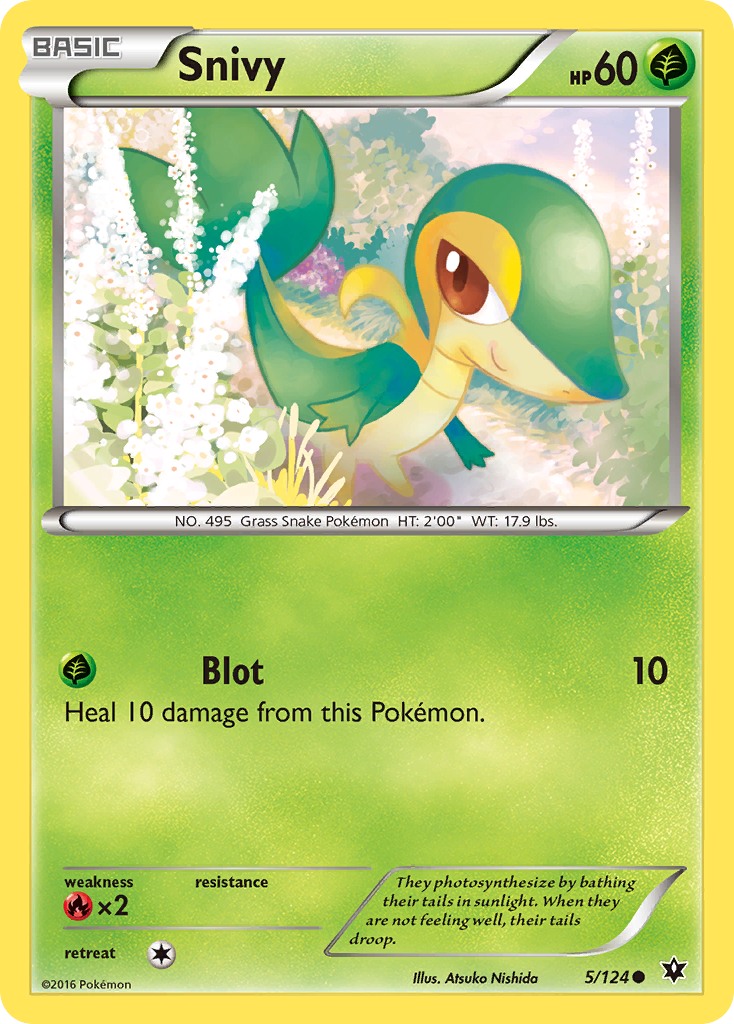 Snivy (5/124) [XY: Fates Collide] | Rock City Comics