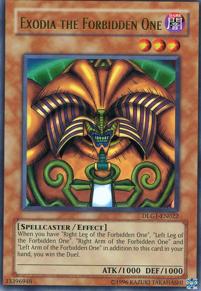 Exodia the Forbidden One [DLG1-EN022] Ultra Rare | Rock City Comics