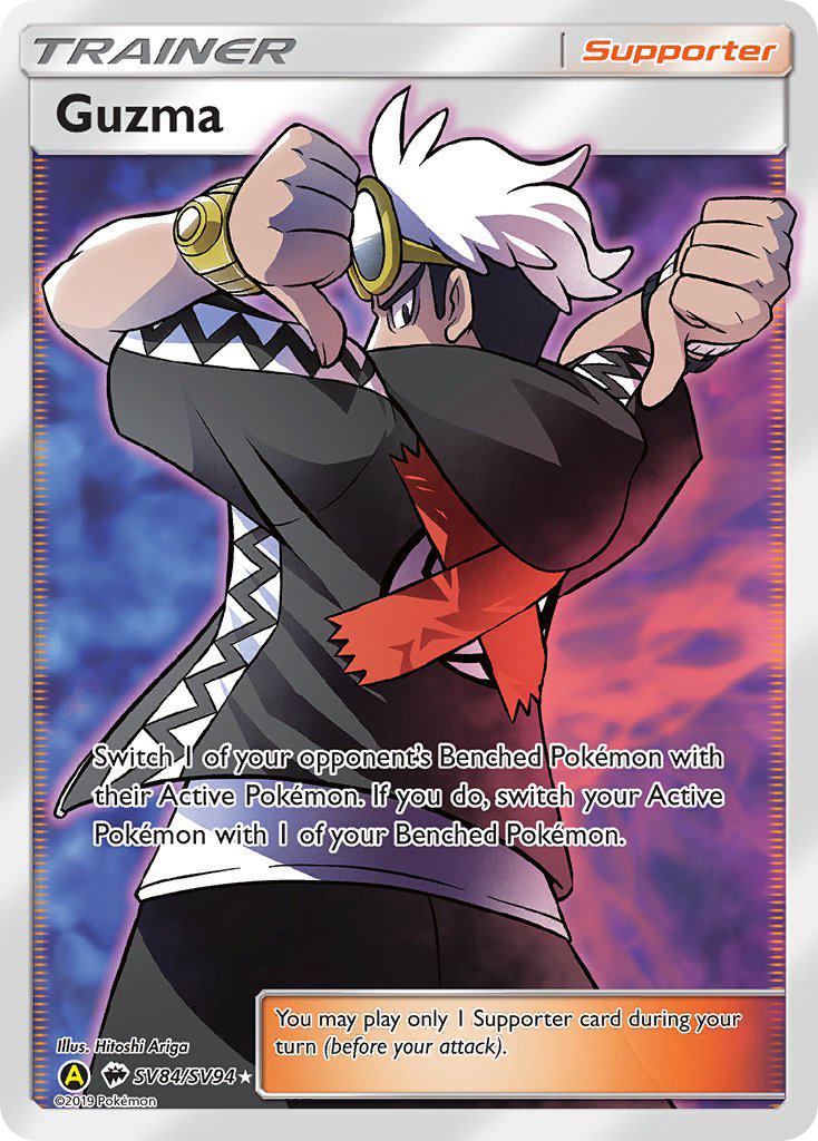 Guzma (SV84/SV94) [Sun & Moon: Hidden Fates - Shiny Vault] | Rock City Comics