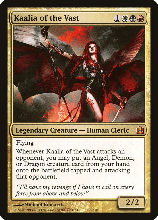 Kaalia of the Vast [Commander 2011] | Rock City Comics