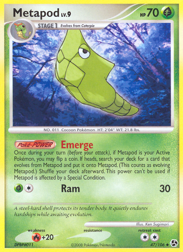 Metapod (47/106) [Diamond & Pearl: Great Encounters] | Rock City Comics