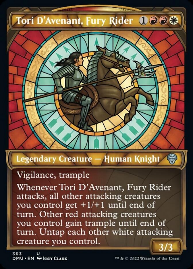 Tori D'Avenant, Fury Rider (Showcase Textured) [Dominaria United] | Rock City Comics