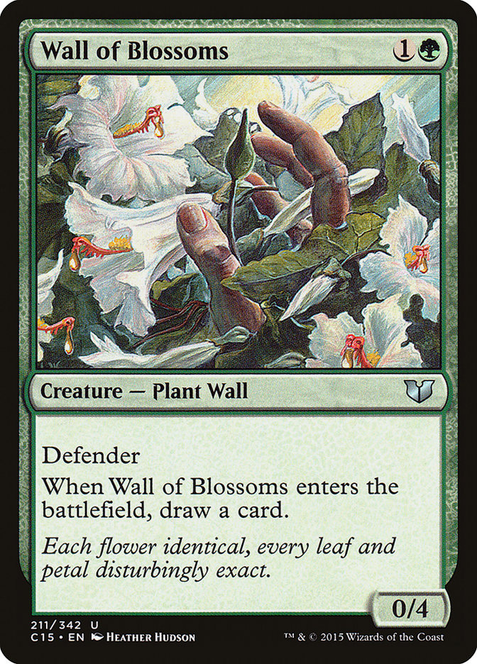 Wall of Blossoms [Commander 2015] | Rock City Comics