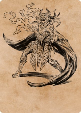 Livaan, Cultist of Tiamat Art Card [Commander Legends: Battle for Baldur's Gate Art Series] | Rock City Comics