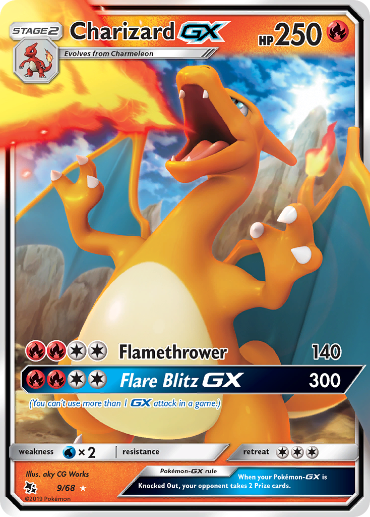 Charizard GX (9/68) [Sun & Moon: Hidden Fates] | Rock City Comics