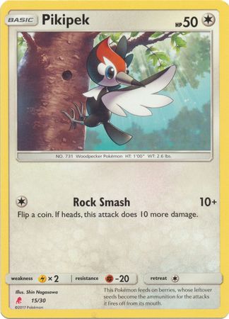 Pikipek (15/30) [Sun & Moon: Trainer Kit - Lycanroc] | Rock City Comics