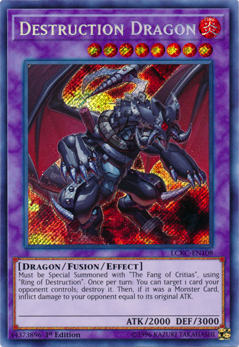 Destruction Dragon [LCKC-EN108] Secret Rare | Rock City Comics