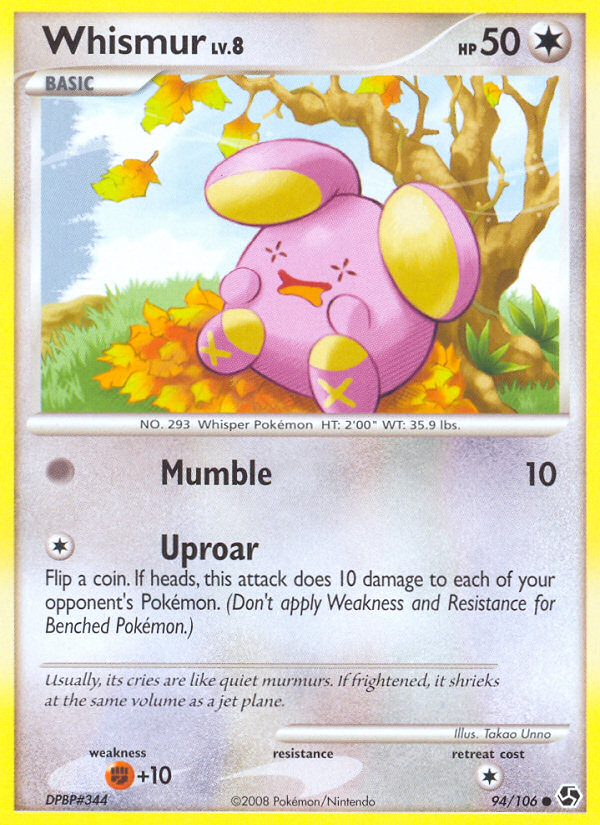 Whismur (94/106) [Diamond & Pearl: Great Encounters] | Rock City Comics