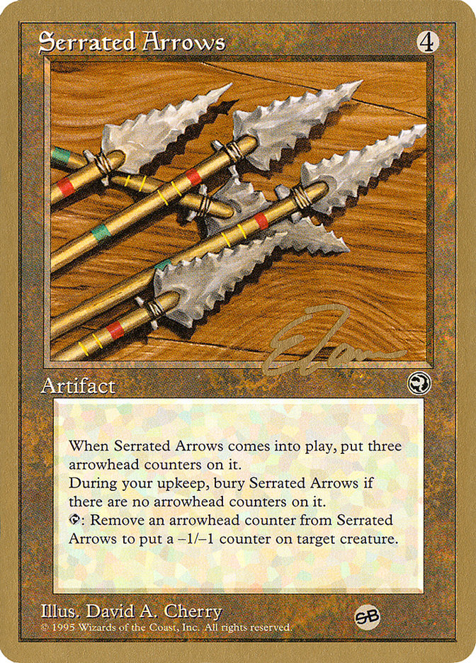 Serrated Arrows (Eric Tam) (SB) [Pro Tour Collector Set] | Rock City Comics