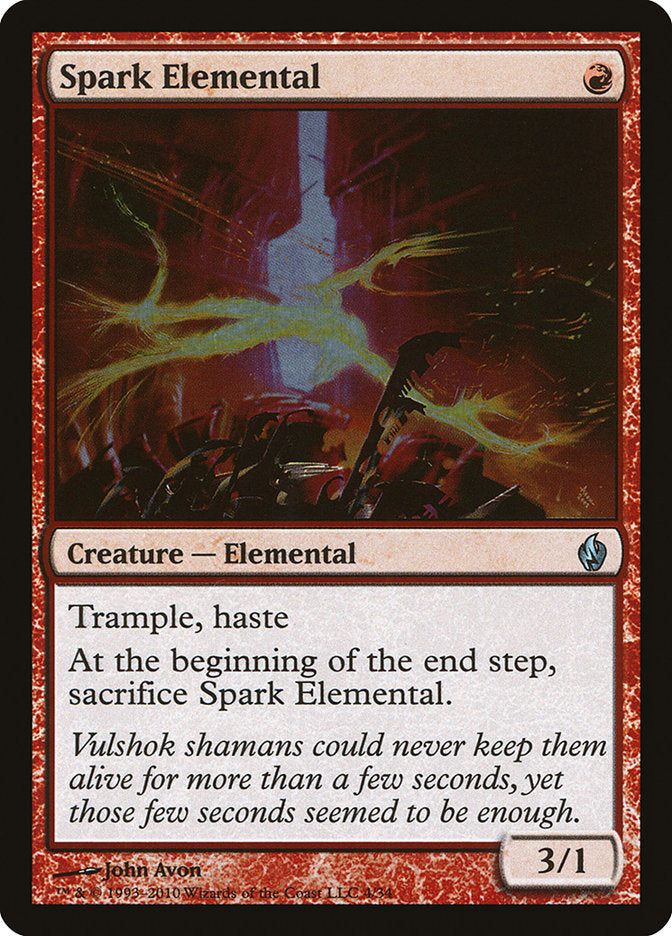 Spark Elemental [Premium Deck Series: Fire and Lightning] | Rock City Comics