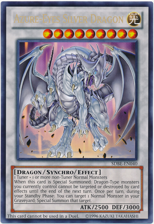 Azure-Eyes Silver Dragon (Oversized) (Silver Dragon) [SDBE-EN040] Promo | Rock City Comics