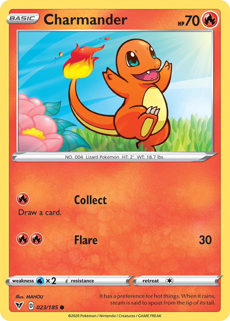 Charmander (023/185) [Sword & Shield: Vivid Voltage] | Rock City Comics