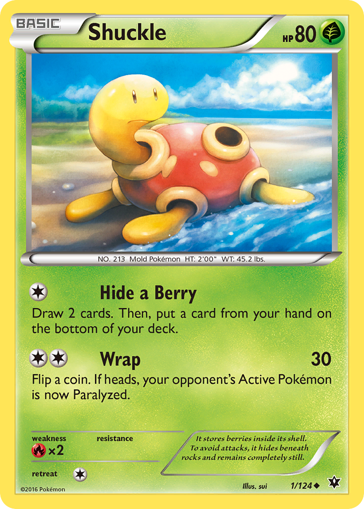 Shuckle (1/124) [XY: Fates Collide] | Rock City Comics