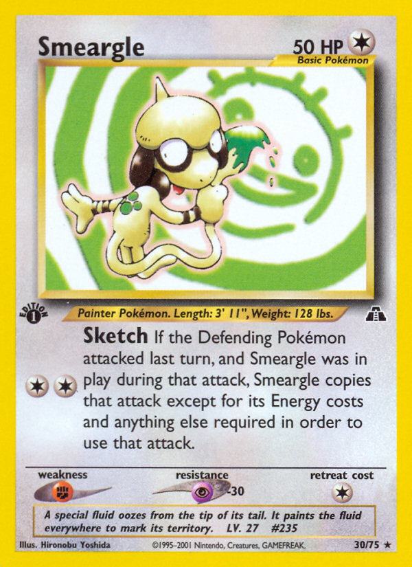 Smeargle (30/75) [Neo Discovery 1st Edition] | Rock City Comics