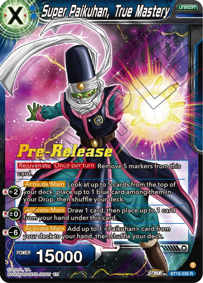 Super Paikuhan, True Master (BT18-036) [Dawn of the Z-Legends Prerelease Promos] | Rock City Comics