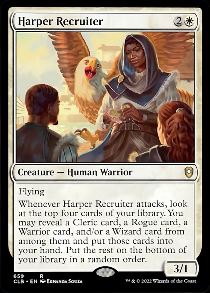 Harper Recruiter [Commander Legends: Battle for Baldur's Gate] | Rock City Comics