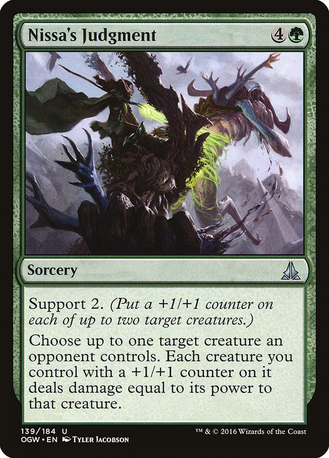 Nissa's Judgment [Oath of the Gatewatch] | Rock City Comics