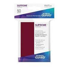 UG Sleeves Supreme UX Burgundy 50CT | Rock City Comics