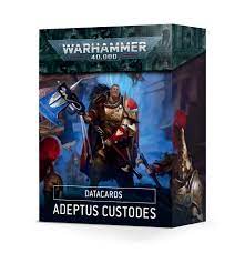 Warhammer 40K Adeptus Custodes Data Cards | Rock City Comics