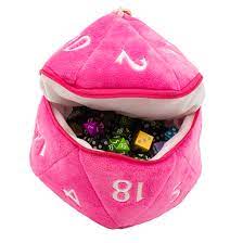 UP Dice Bag Hot Pink D20 Plush | Rock City Comics