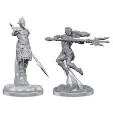 D&D Unpainted Minis: Sea Elf Fighters | Rock City Comics