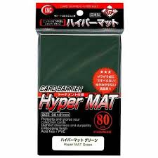 KMC Hyper Mat Green 80 Count Sleeves | Rock City Comics