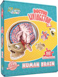 Dr. Livingston Jr's  Kid's Jigsaw Puzzles - Human Brain | Rock City Comics