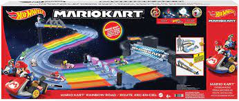 Hot Wheels: Mario Kart Rainbow Road Track Set | Rock City Comics