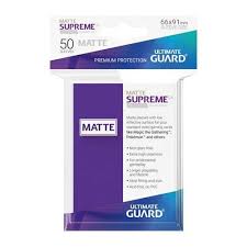 UG  Supreme UX Matte Purple 50 Count Sleeves | Rock City Comics