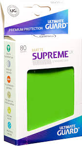 UG Supreme UX  Matte Light Green 80 Count Sleeves | Rock City Comics