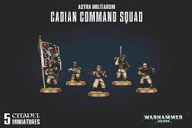 Warhammer 40K Astra Militarum: Cadian Command Squad | Rock City Comics