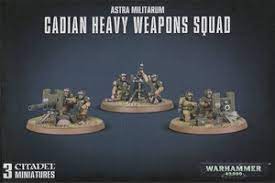 Warhammer 40K Astra Militarum: Cadian Heavy Weapons Squad | Rock City Comics